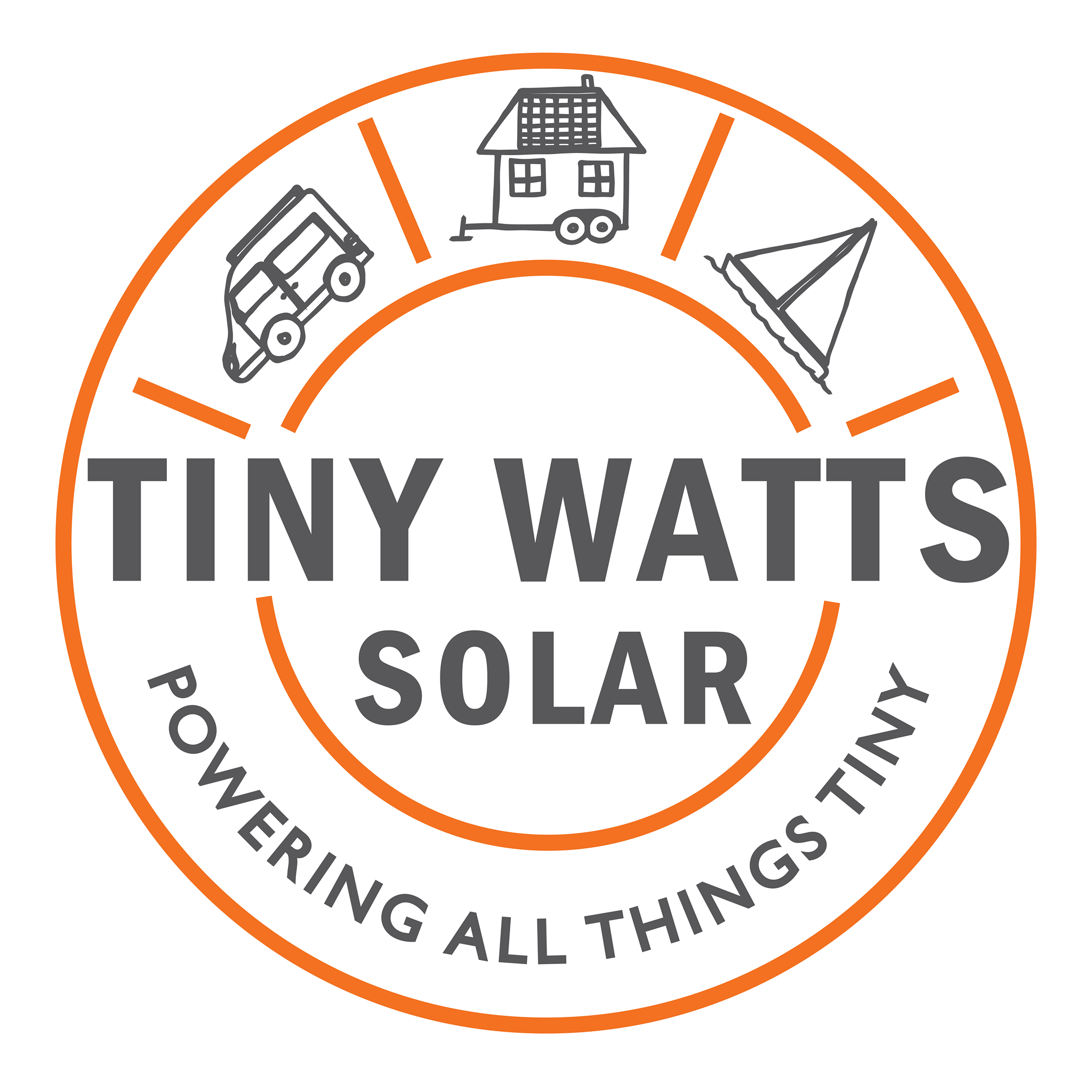 TINY WATTS POWER SOLUTIONS Logo